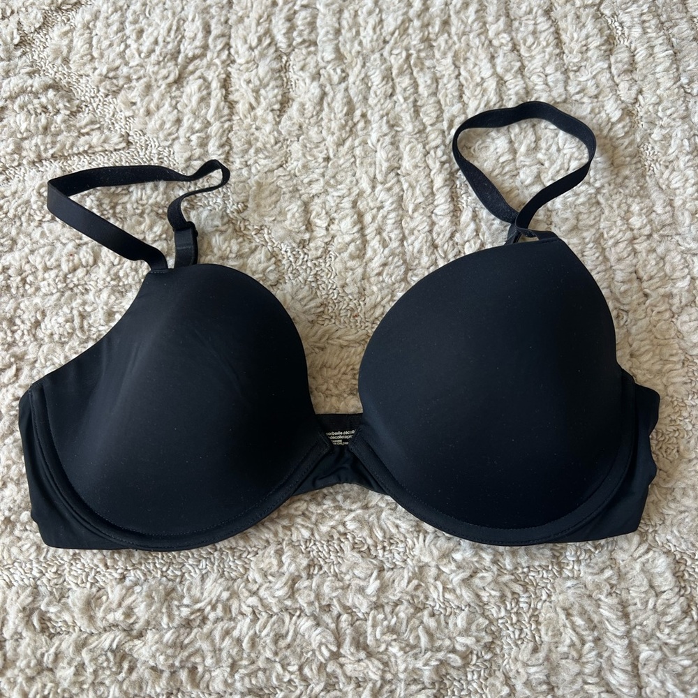 Gap Body Black T-Shirt Bra